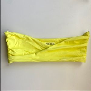 Frankie’s Bikinis Neon Yellow Tube Top